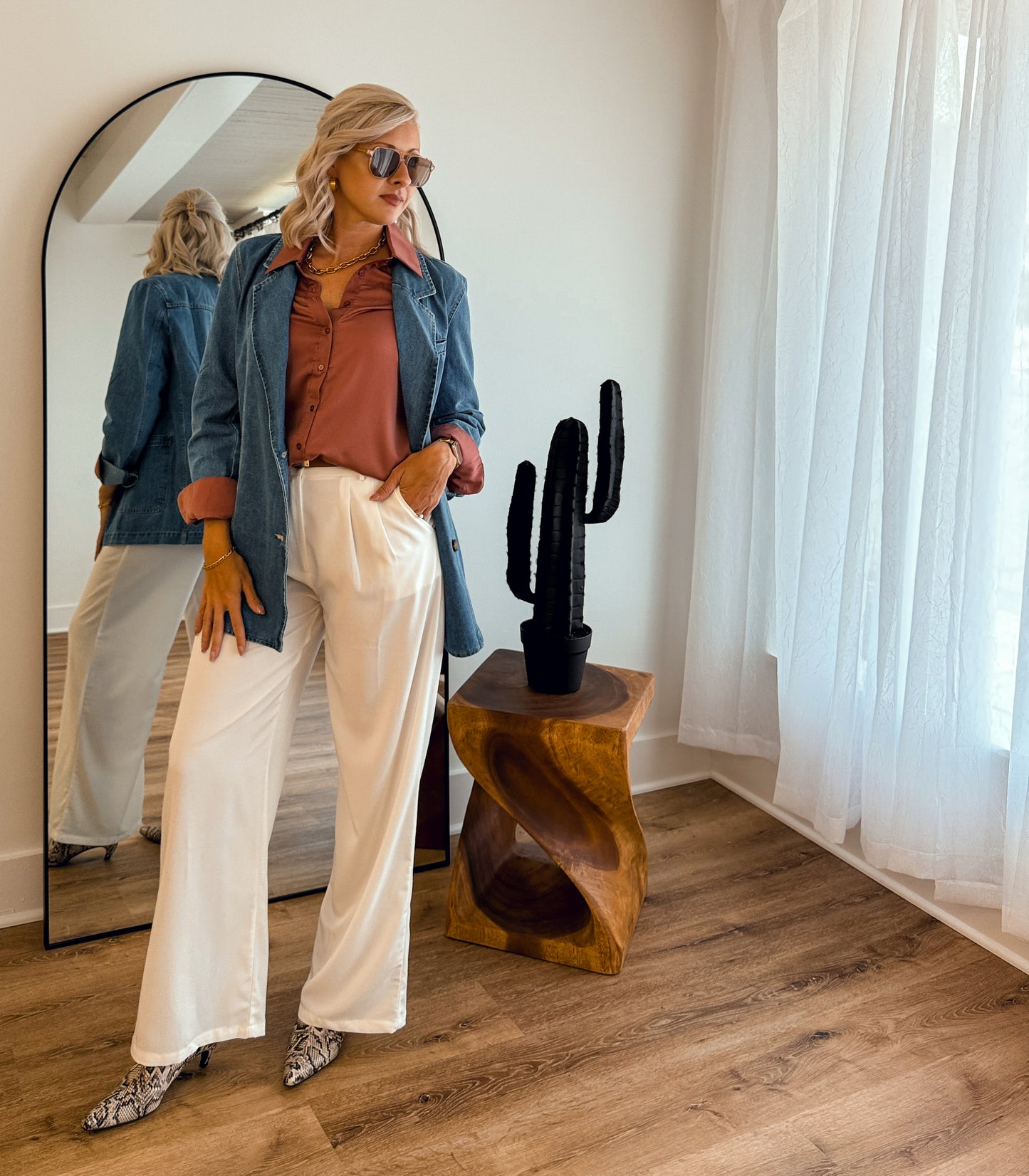 Brandi - Denim Blazer