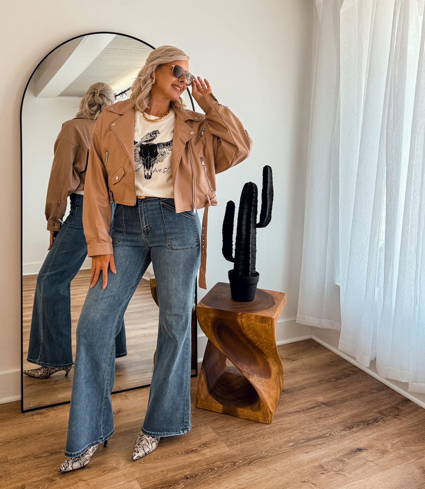 Live on the Edge - Oversized Moto Jacket