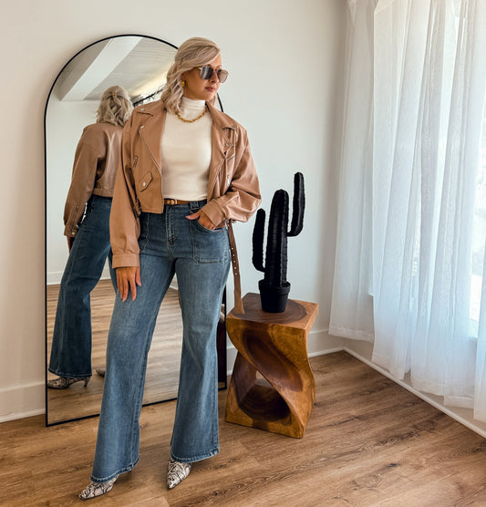 Live on the Edge - Oversized Moto Jacket