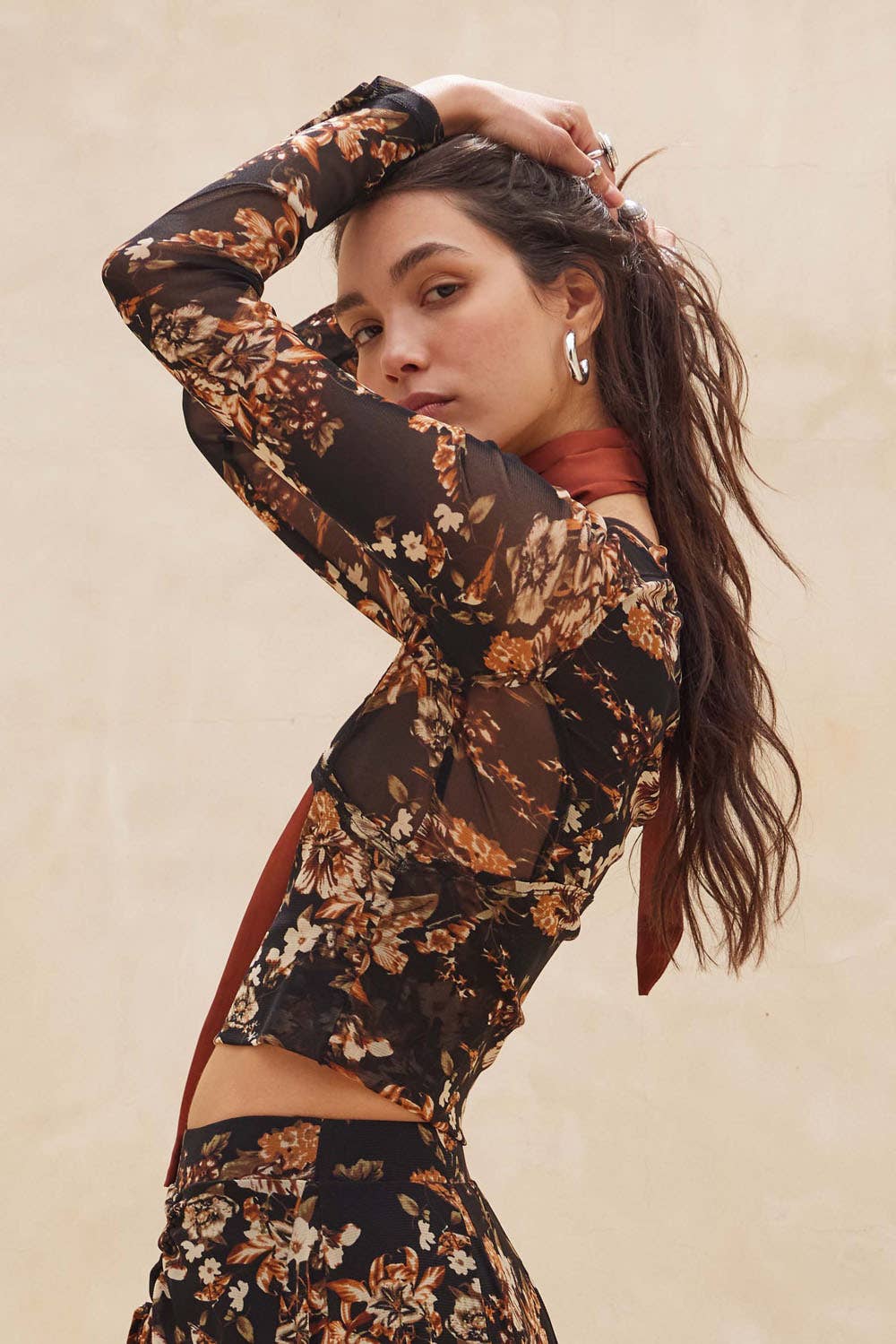 The Everly Mesh Top