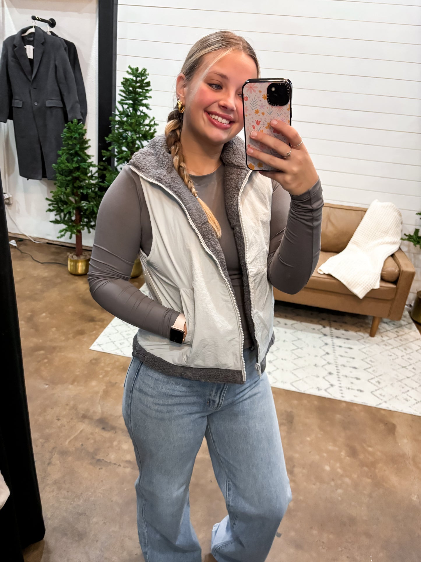 Dual Fleece Zipper Vest - The Shelby Company Tennessee