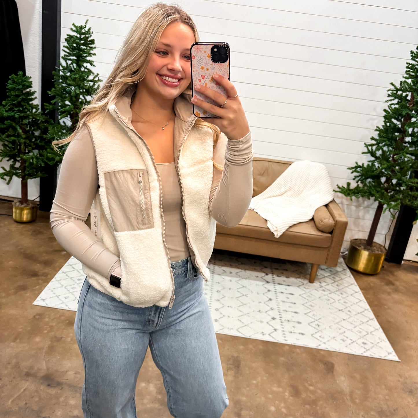 Dual Fleece Zipper Vest - The Shelby Company Tennessee