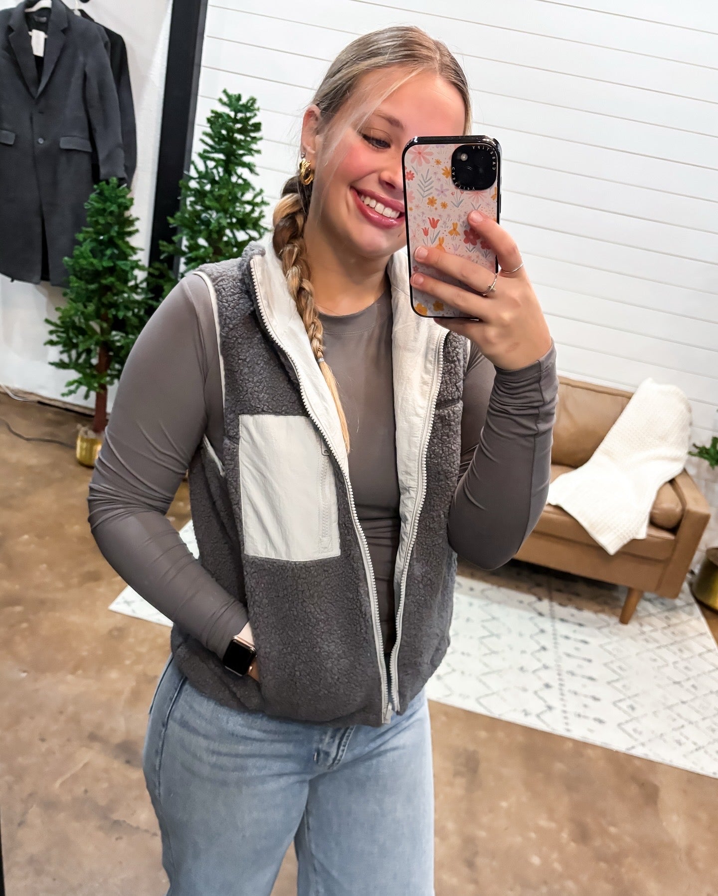 Dual Fleece Zipper Vest - The Shelby Company Tennessee