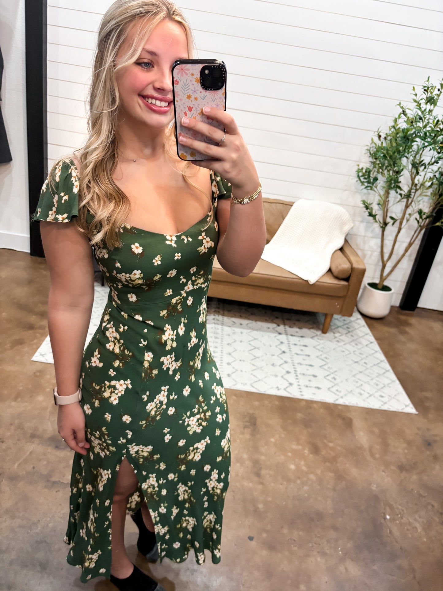 Falling In Love - Floral Autumn Dress - The Shelby Company Tennessee