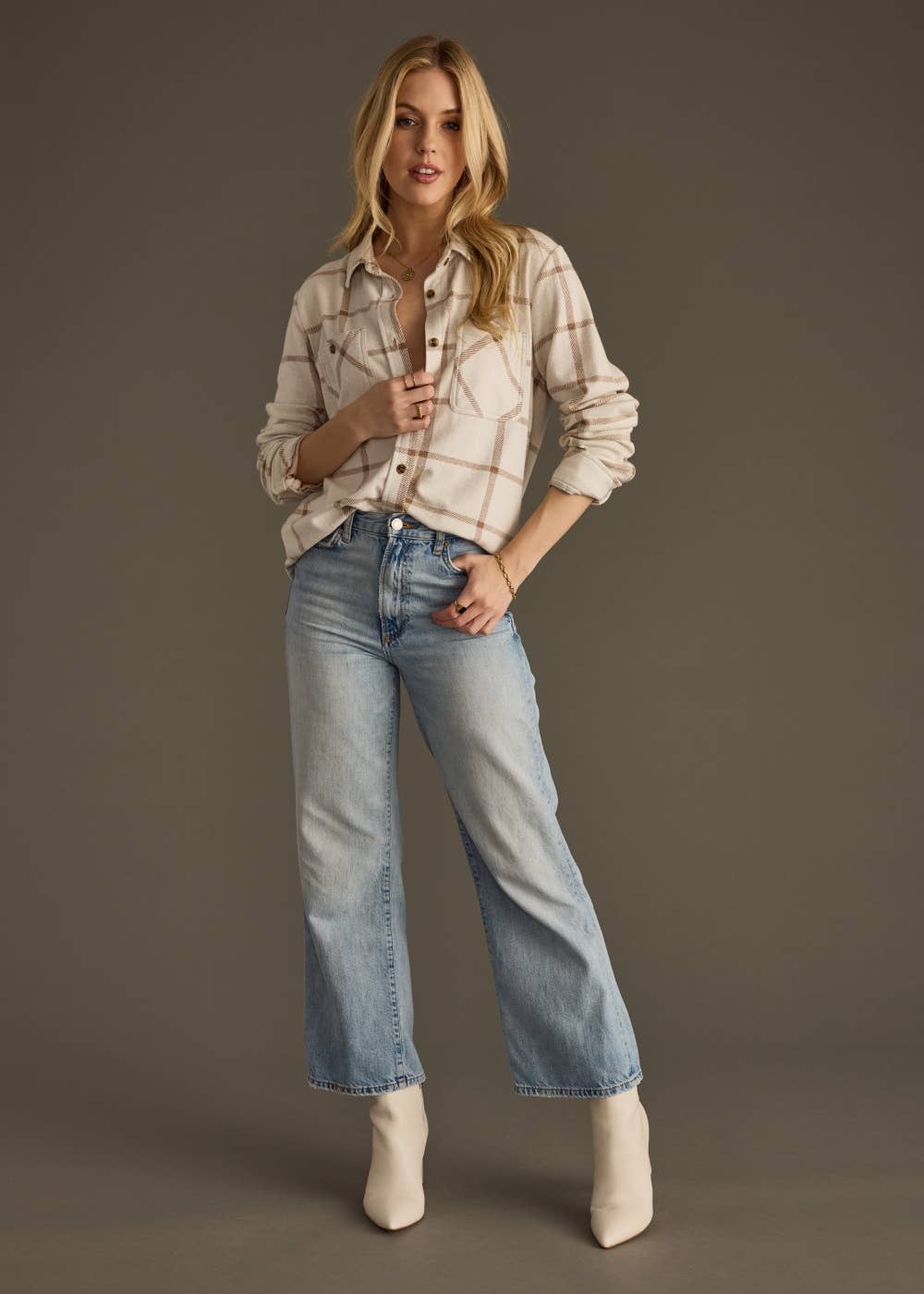 Cumberland Plaid Button-Up