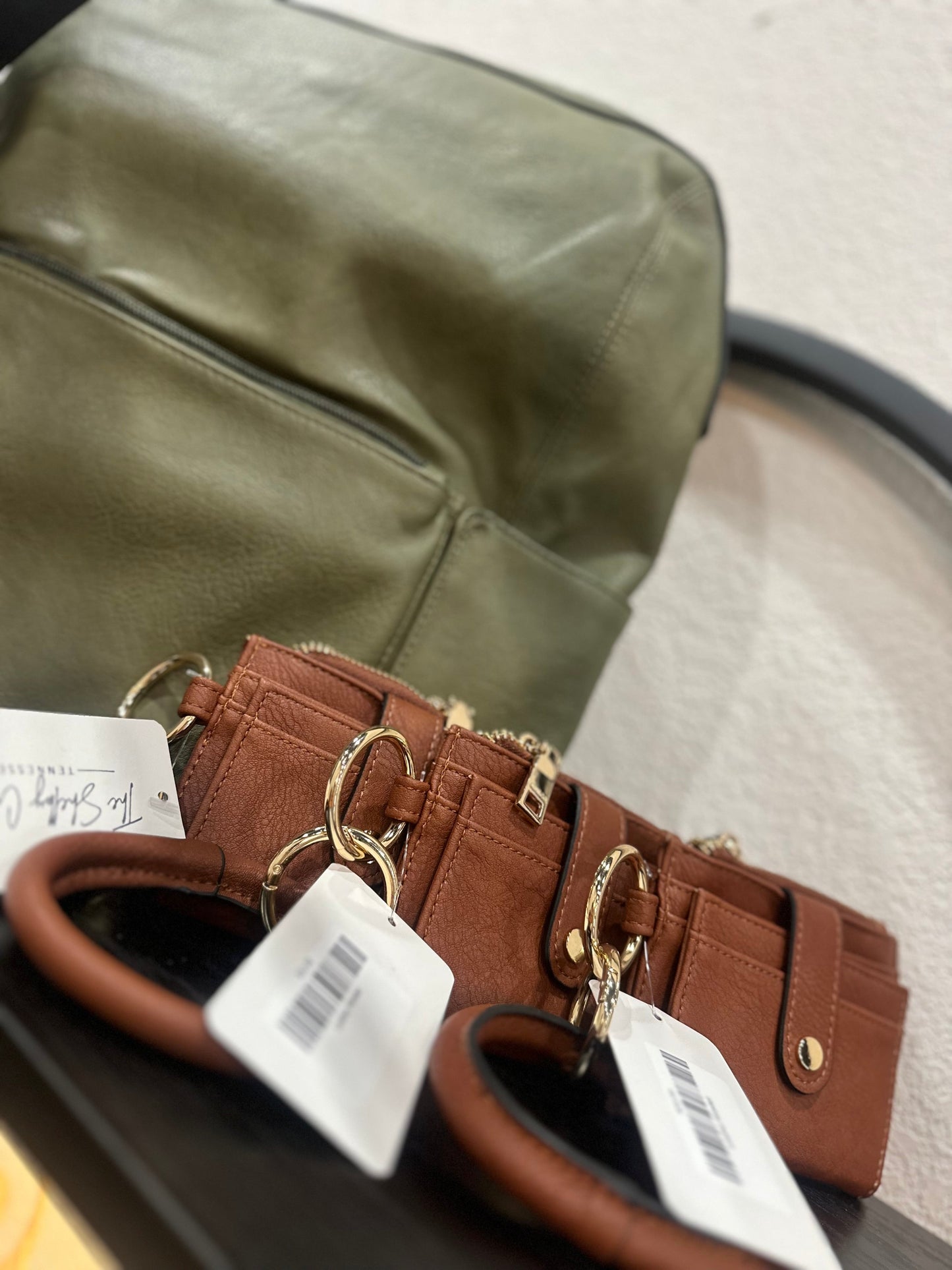 Leather Wristlet - The Shelby Company Tennessee