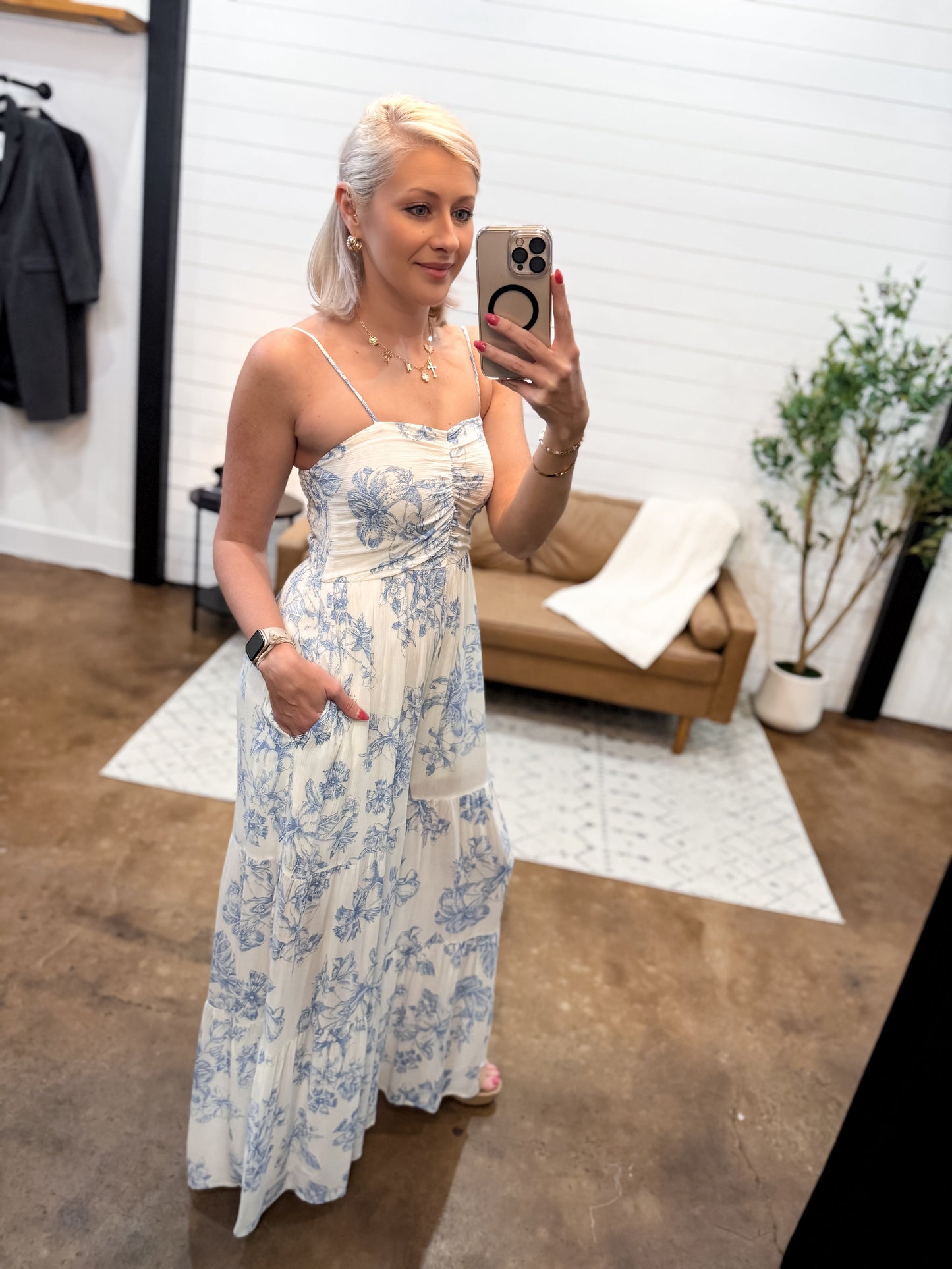 Oceanside - Floral Jumpsuit - The Shelby Company Tennessee