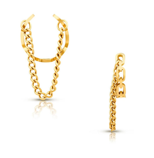 Billy Chain Ear Cuff - Gold