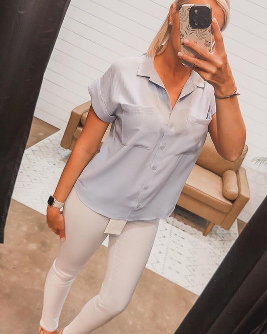 Take it Easy - Button Up Blouse