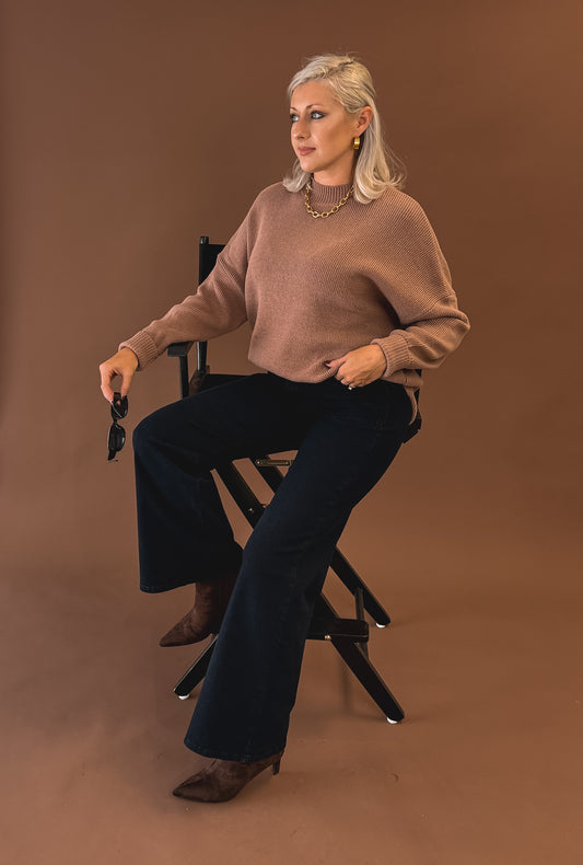 The Prologue Sweater – Chunky Knit High Neck