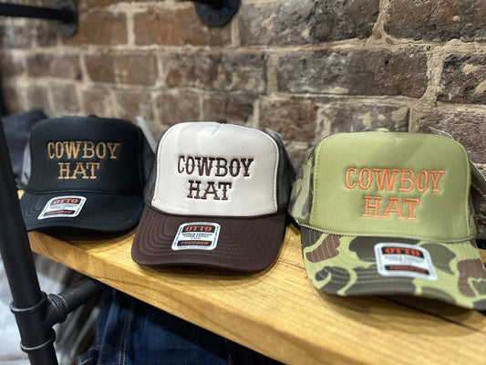 Cowboy Hat - Trucker Hat - The Shelby Company Tennessee