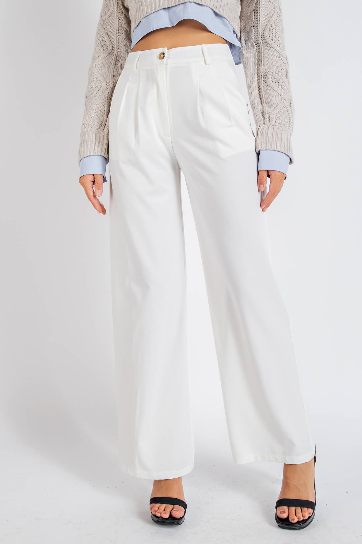 Hamptons - High Waisted Trousers