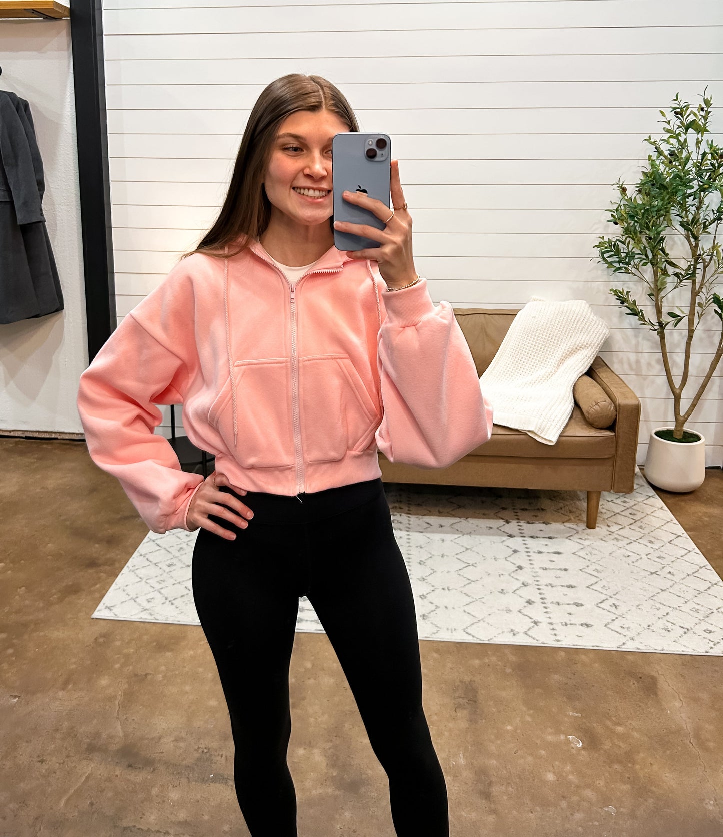 Fleece Cropped Jacket - The Shelby Company Tennessee