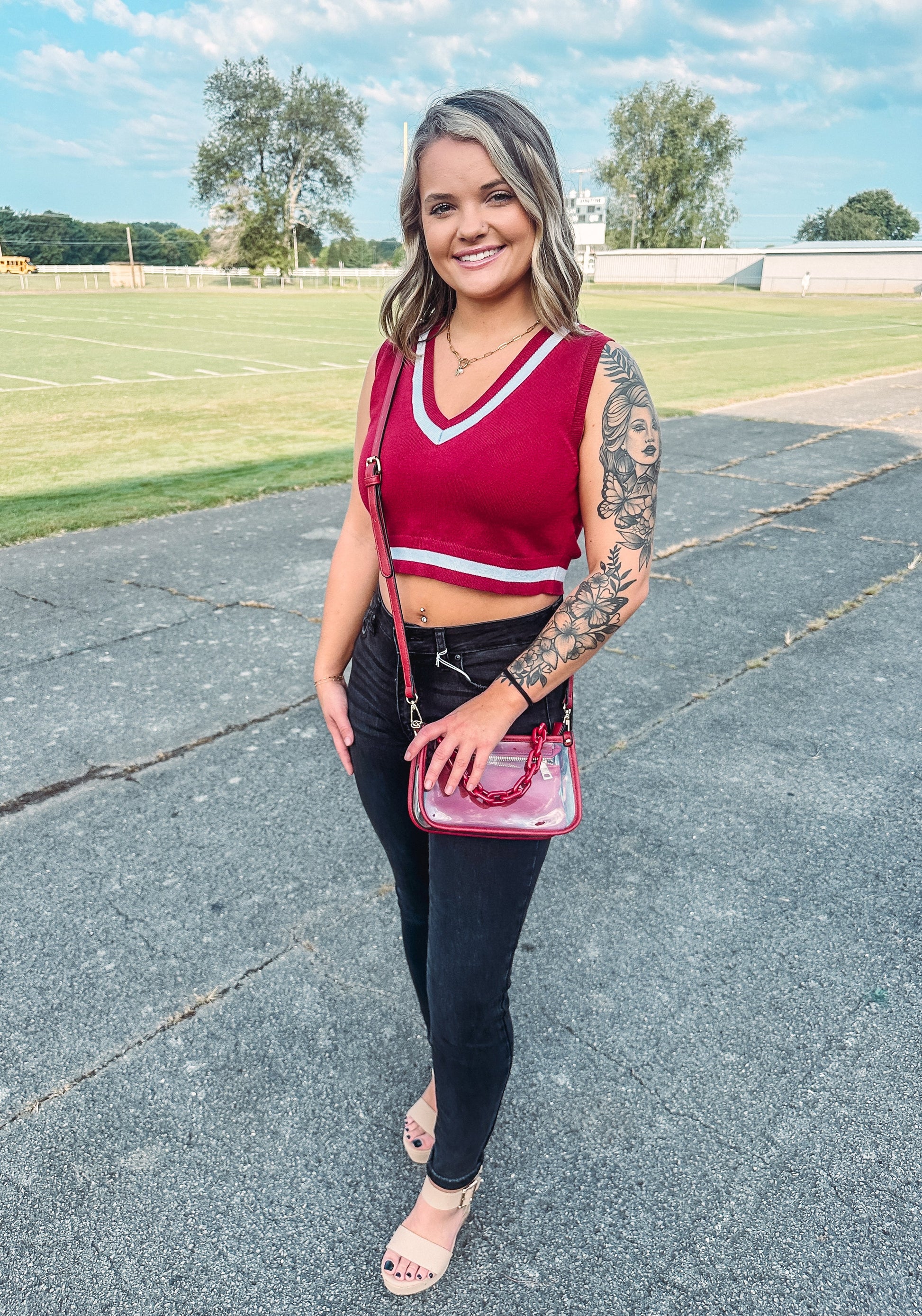 Gameday Knit Vest - The Shelby Company Tennessee