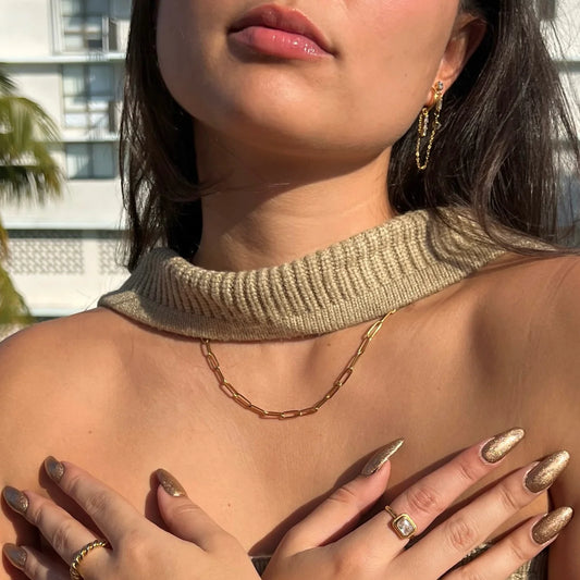 Jayden Paperclip Necklace
