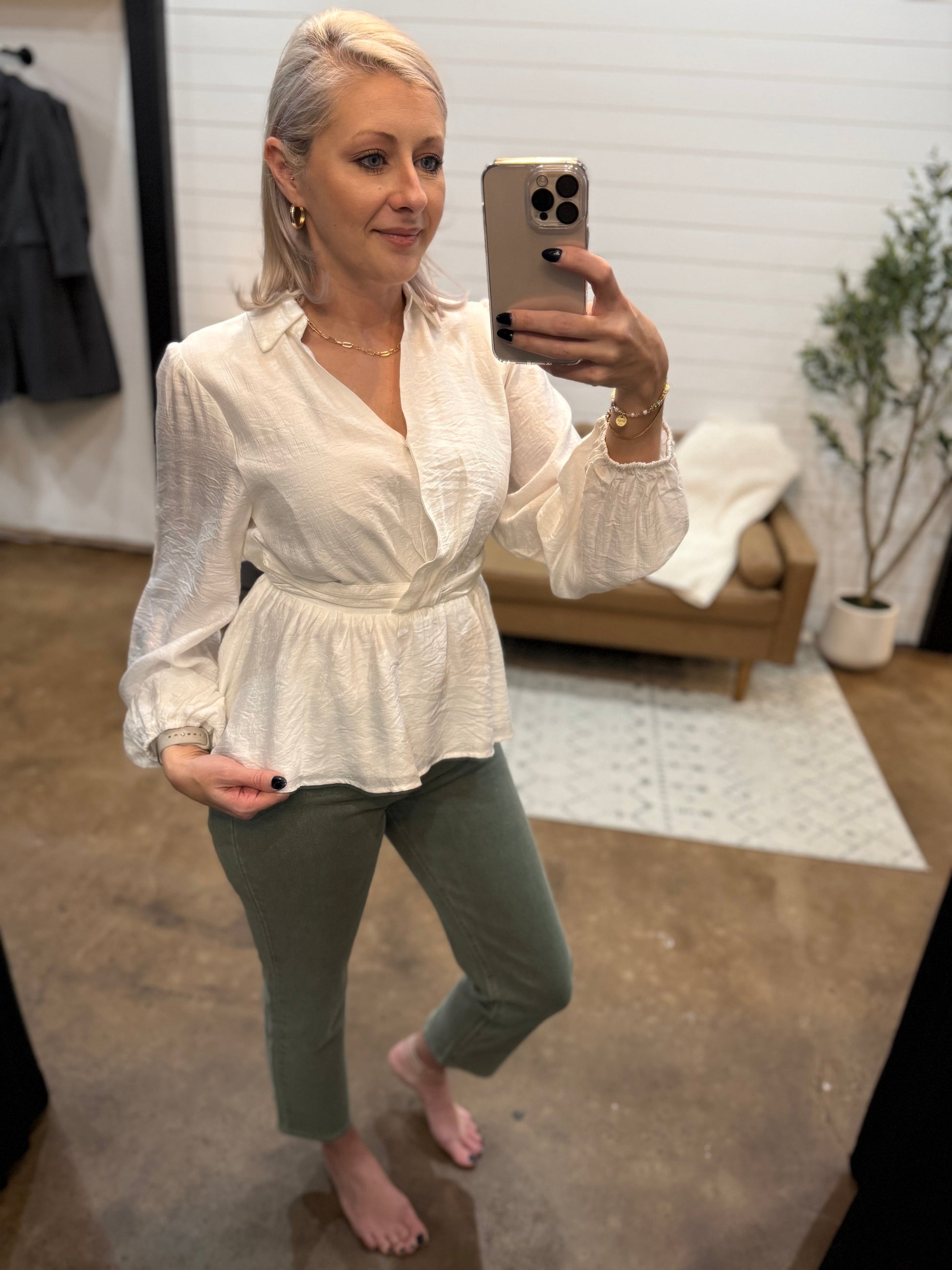 Straight Kan Can Denim - Olive - The Shelby Company Tennessee
