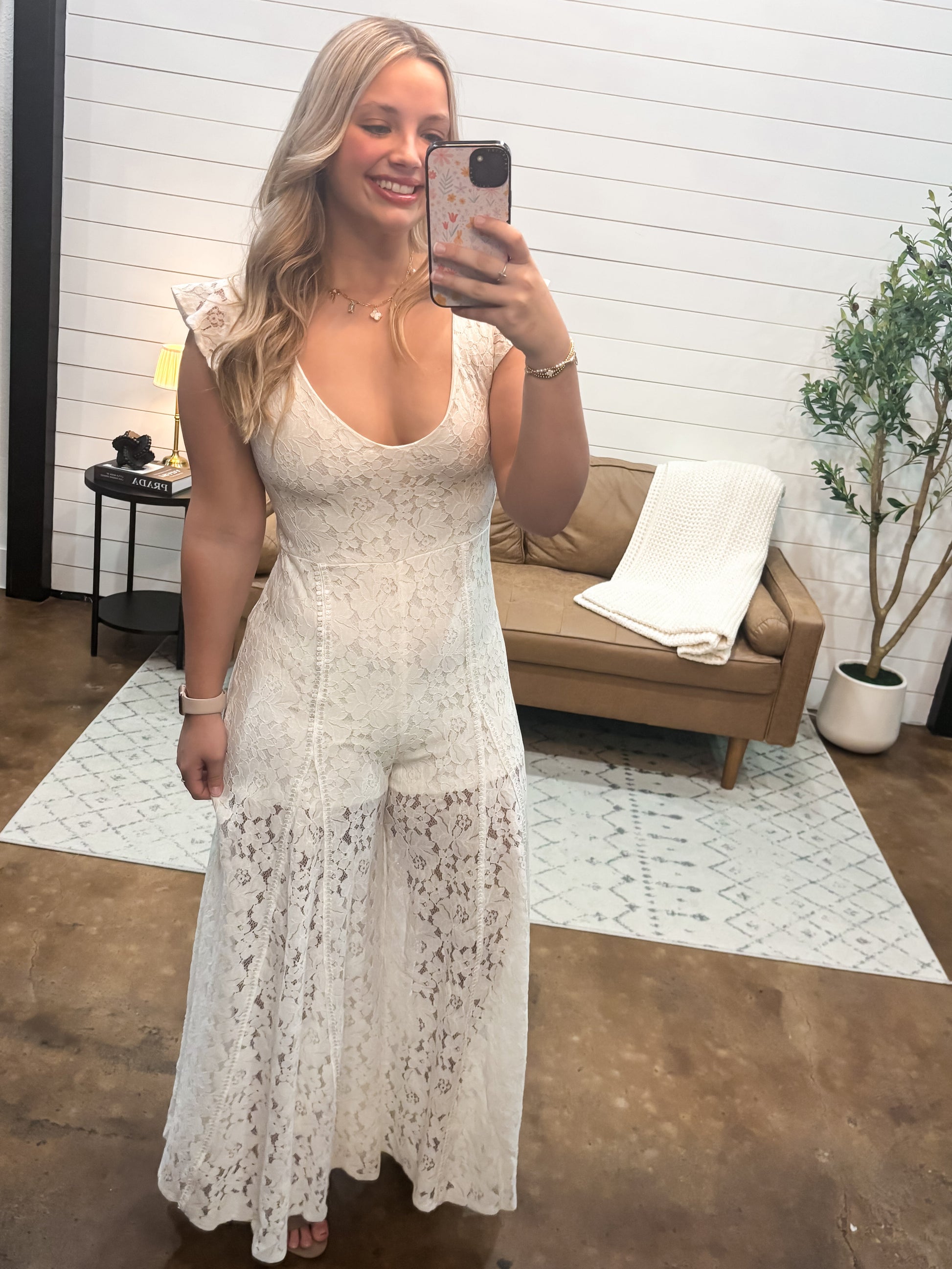 Vintage Lace Jumpsuit - The Shelby Company Tennessee