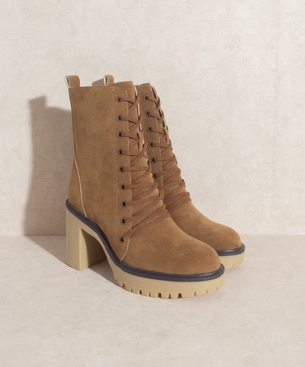 JENNA - Platform Military Boots - The Shelby Company Tennessee