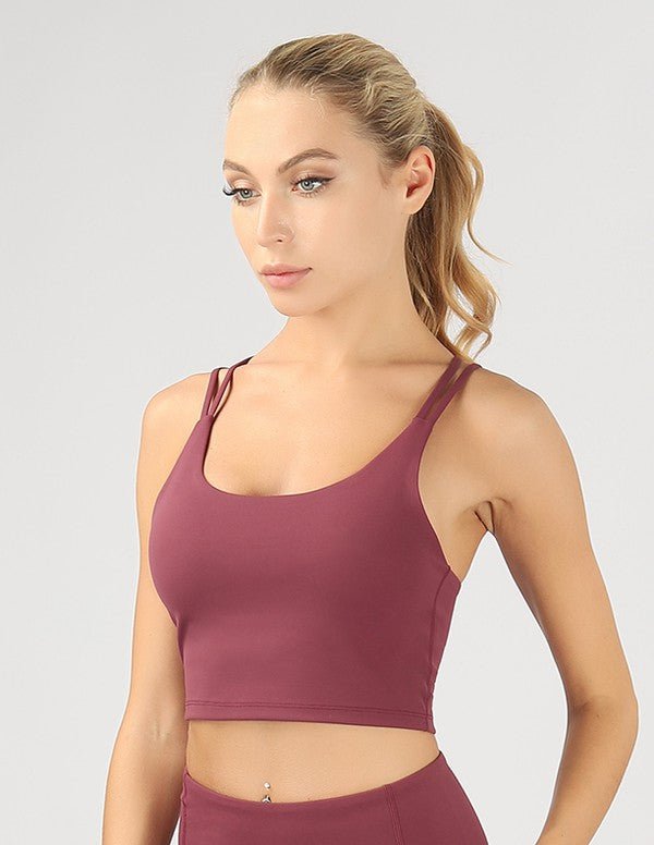 LENA - Athletic Crop Top - The Shelby Company Tennessee