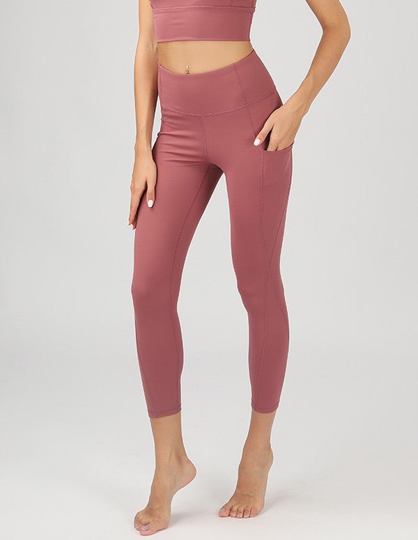 LUCY - High Waist Athletic Leggings - The Shelby Company Tennessee