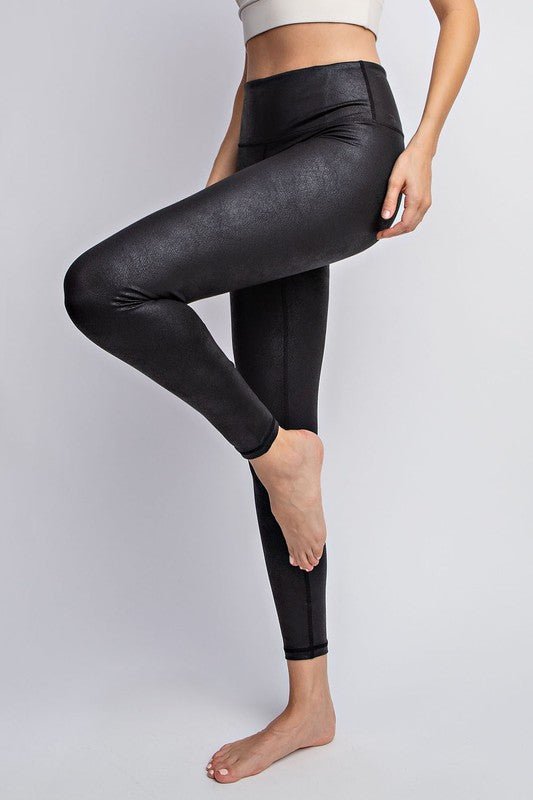 Sleek Chic - Faux Leather Leggings - The Shelby Company Tennessee