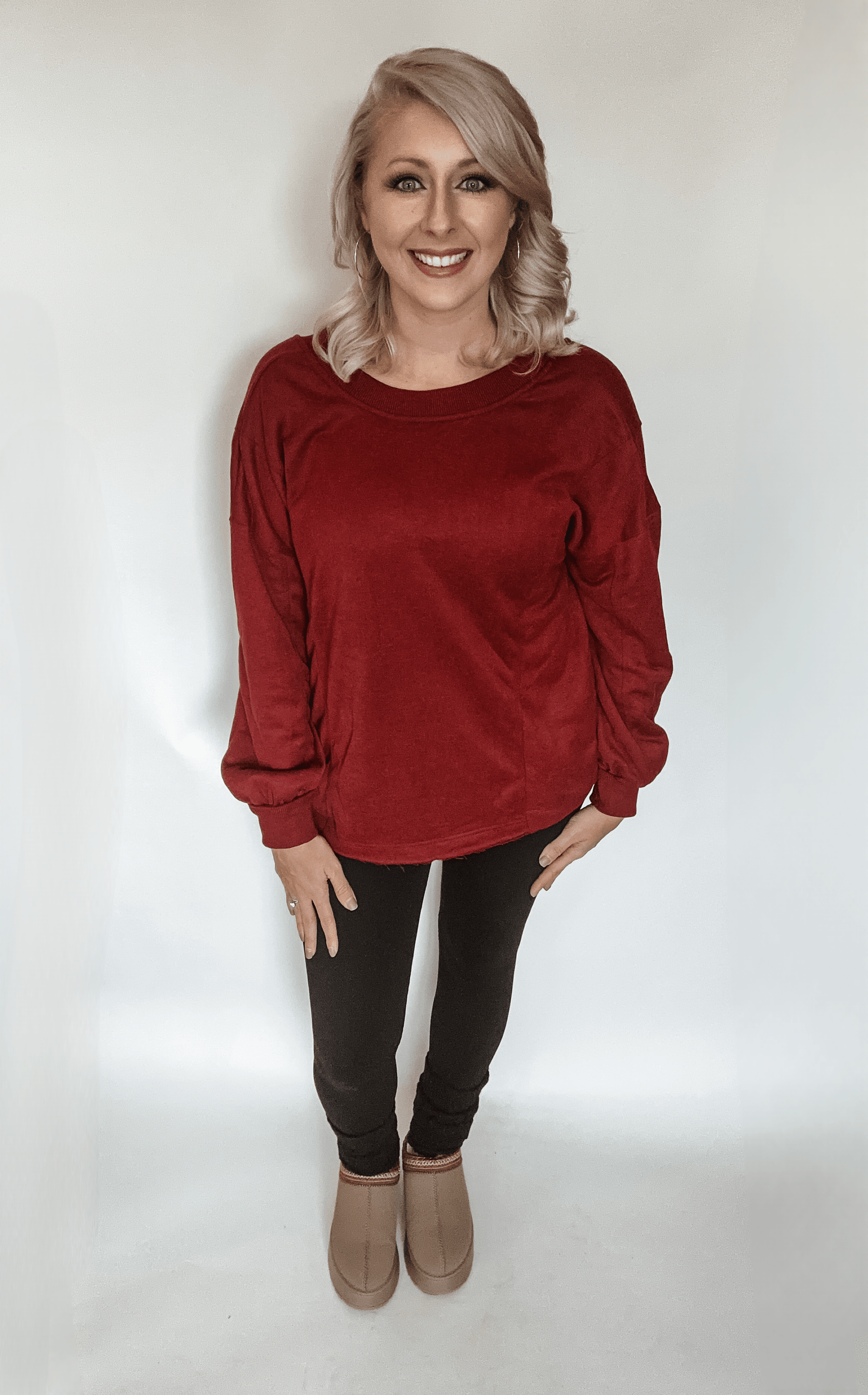 Wine O’Clock Somewhere - Reversible Twist Sweater - The Shelby Company Tennessee